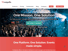 Tablet Screenshot of eventpedia.com
